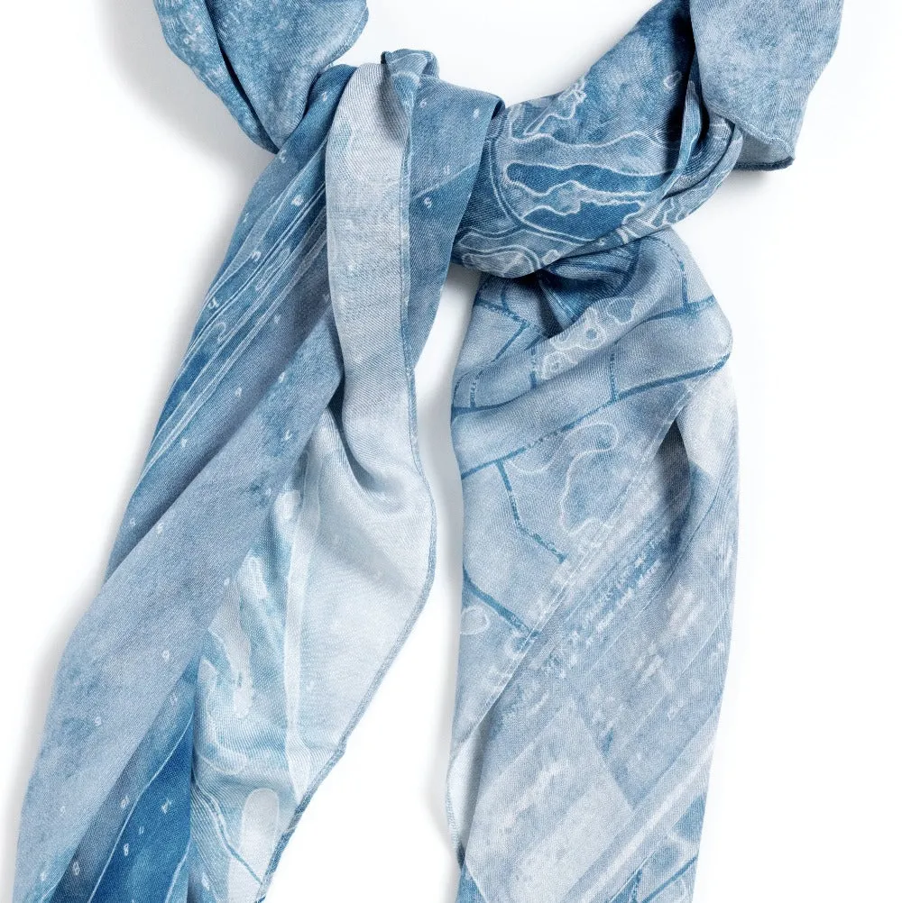 [nantucket harbor] [square scarf]