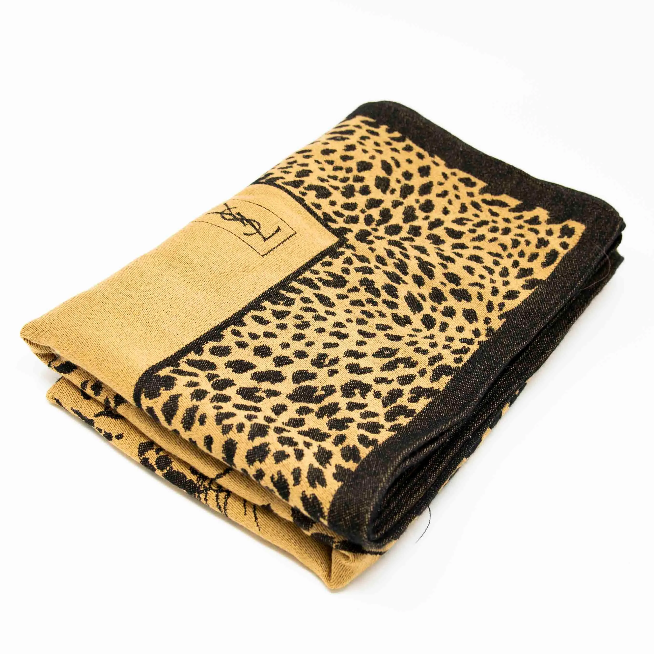 Saint Laurent Panther Vintage Scarf