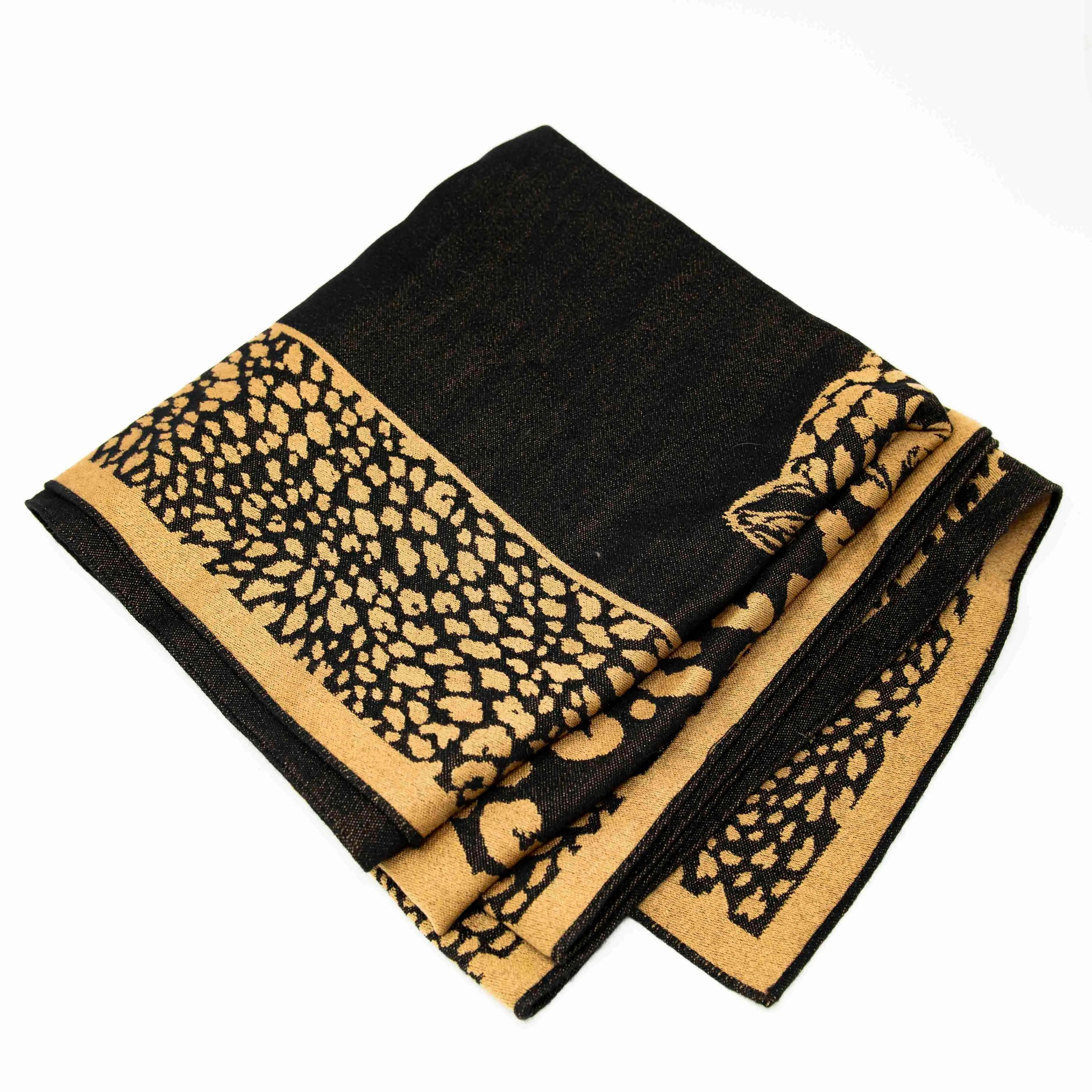 Saint Laurent Panther Vintage Scarf